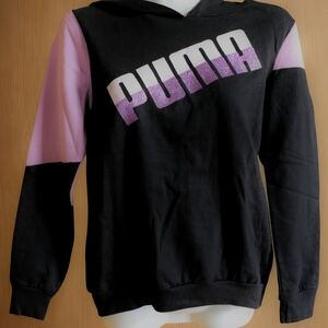 Puma Black and Purple Hoodie